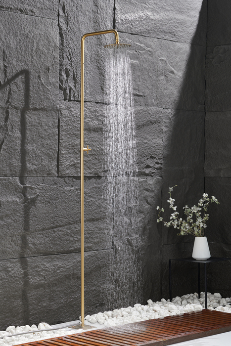 Utedusch Kallvatten Mässing Ø200 mm